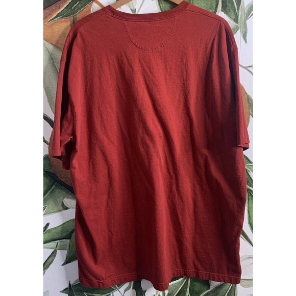 Duluth Trading Co Mens XL Red Longtail Short Sleeve Tee Shirt 100% Cotton - Picture 5 of 5